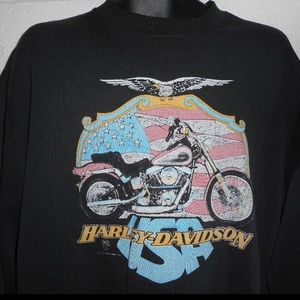Vintage 80s 90s Harley Davidson USA Crewneck